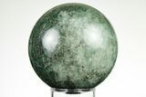 Polished Fuchsite Sphere - Madagascar #196294-1